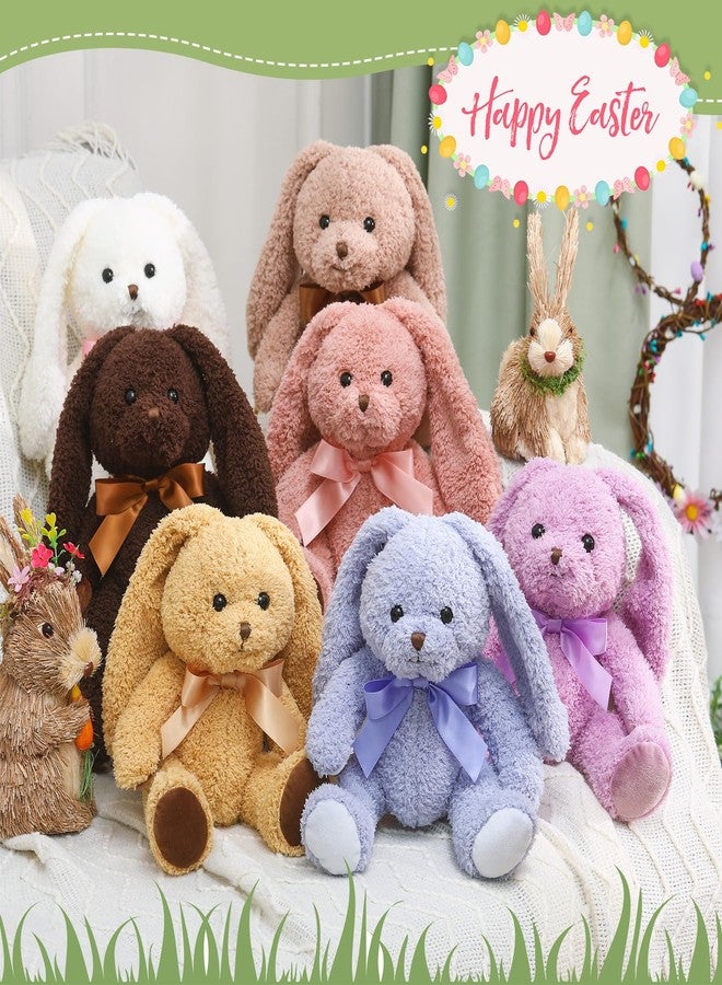 Civaner 7 Pcs Stuffed Animals Bulk 12.5 Inch Cute Soft Animal Plush Toys for Kids Birthday Gifts Baby Shower Party Decorations(Bright Color,Bunny) - Image 5